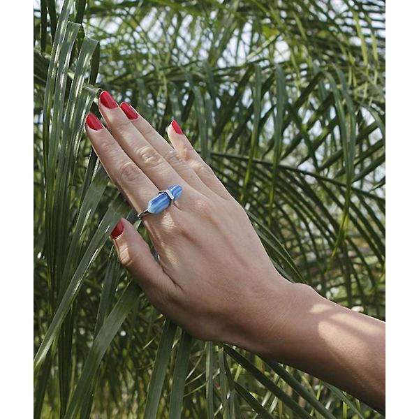 Boho-kivisormus 27148 Sininen Blue