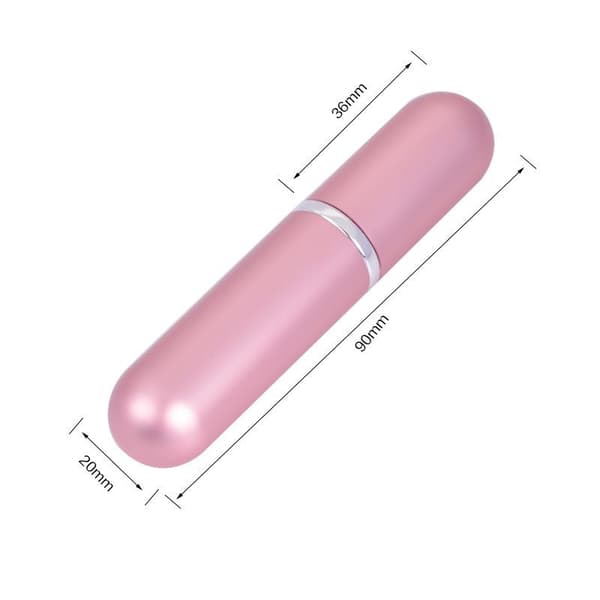 Mini täyttösuihkepullo hajuvedelle 6 ml hopea