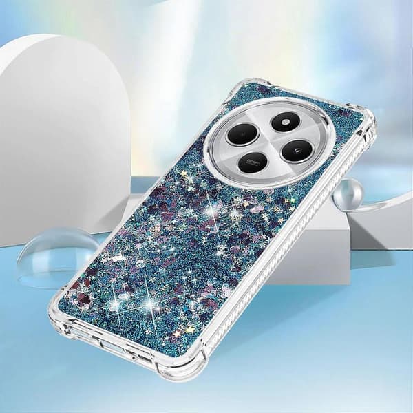 Compatible with Xiaomi Redmi 14C 4G Mobile Case - Perfect Blue/Hearts