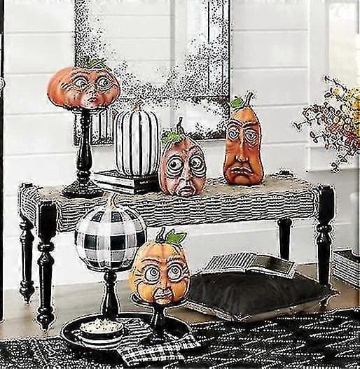 Græskarfamilie Halloween Græskarlygte Gyser-dekorationsrekvisitter