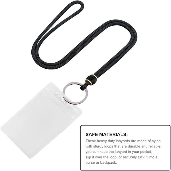 Lång nyckelring halsband hänge märke nyckelring[D]