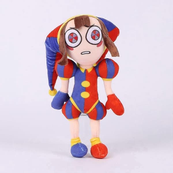 2 kpl pehmolelu Amazing Digital Circus Pomeni ja Jax pehmolelut 25cm harmaa gray