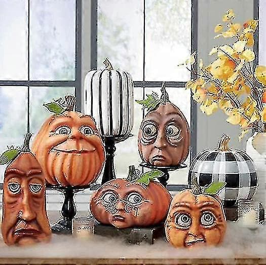 Græskarfamilie Halloween Græskarlygte Gyser-dekorationsrekvisitter