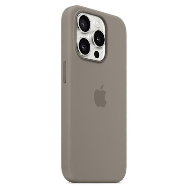 Silikonskal för iPhone 15 Pro, MagSafe-kompatibelt (FMY) Grå iPhone 15 Pro Grey iPhone 15 Pro