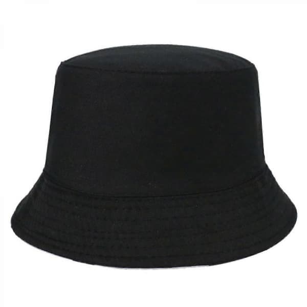 Bucket Hat Dame Herre Sort Hvid Bucket Hat Dobbeltsidet Bucket Hat Sommer Foldbar Strand Solhat