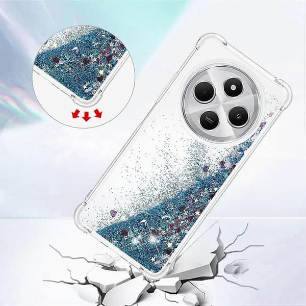 Compatible with Xiaomi Redmi 14C 4G Mobile Case - Perfect Blue/Hearts