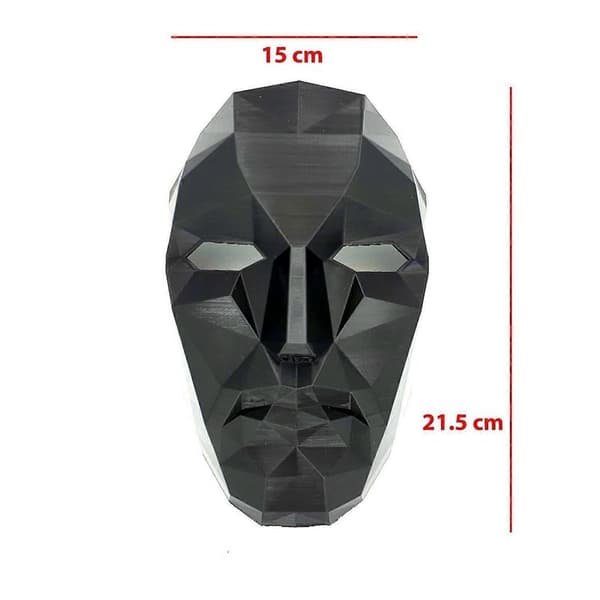 Squid Game Front Man Boss cosplay Halloween-juhlamaski Black 1