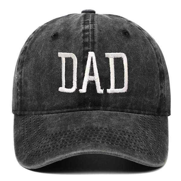 Adjustable Cap Baseball Cap Dad Hat Black DAD DAD DAD