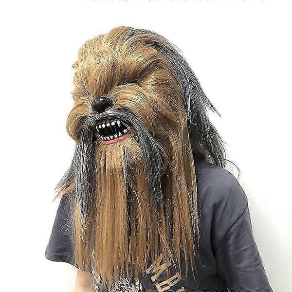 Vuxenmask Star Wars Chewbacca Wookiee Cosplay Halloween