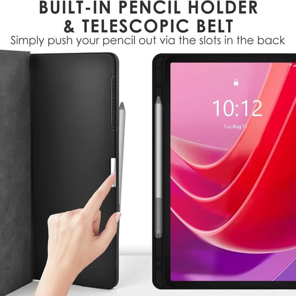 Svart Deksel Lenovo Tab M11 KATUMO
