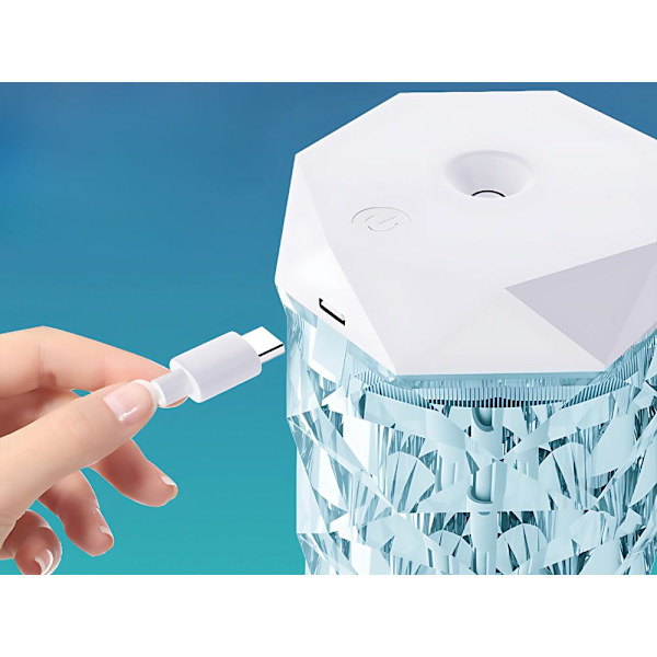 Humidifier USB - Aroma Diffuser RGB Crystal Glass_MGF