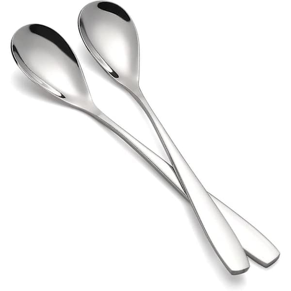 Eggeskjeer for bløtkokte egg, rustfritt stål, 14 cm, sett med 6 (FMY)