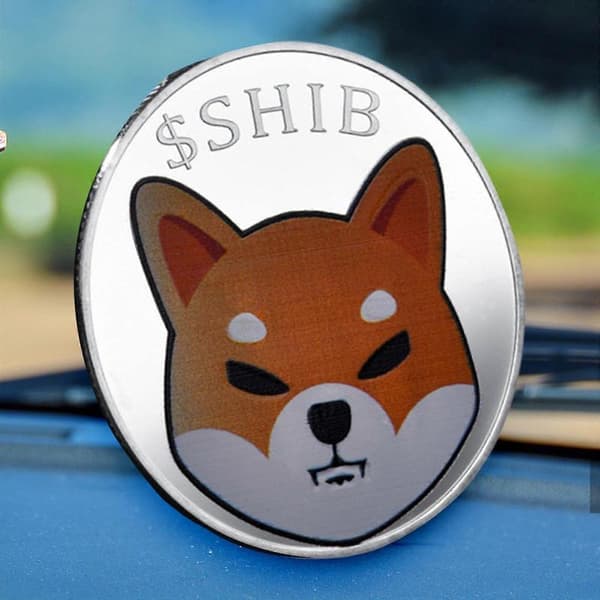 Jernbelagt Samling Dogecoin Mønt Souvenir Samler Sølv