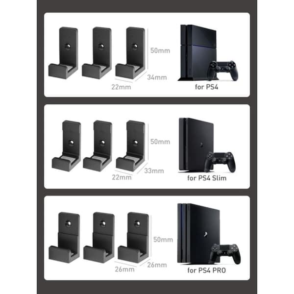 Seinäteline, yhteensopiva PS4-isäntälaitteen kanssa PS4