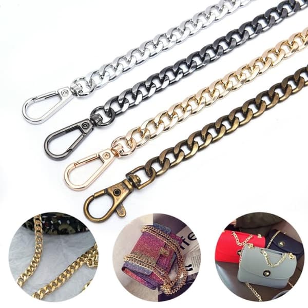 DIY-lompakkohihnan ketjun vaihto, hopea Silver