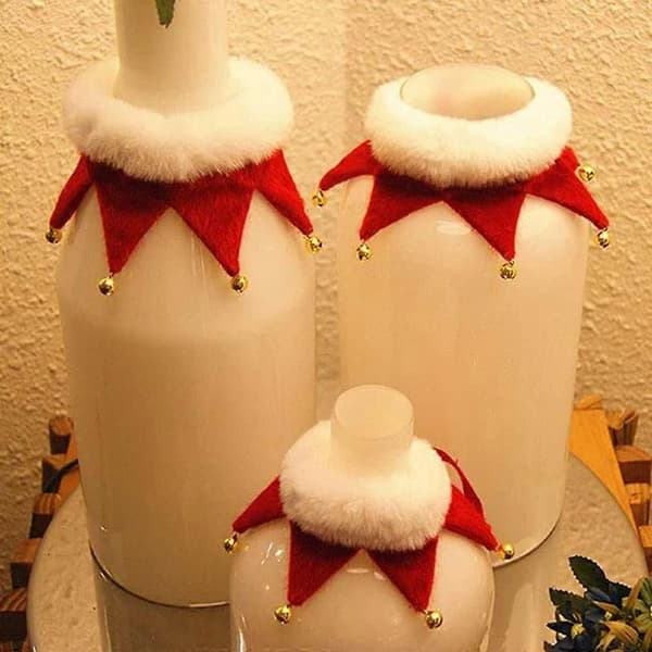 Julhalsband för husdjur med bjällror