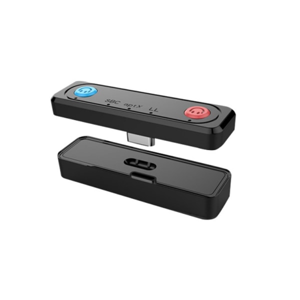 Bluetooth -sändare Trådlös ljudsändare för Switch/ PS4 svart