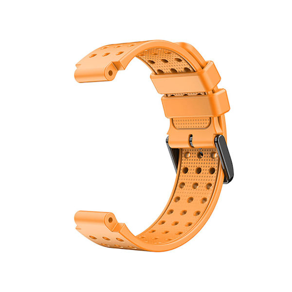 22mm Silikonklockarmband Armbandsur Rem Armband med Verktyg för Garmin Approach S20 Klocka orange