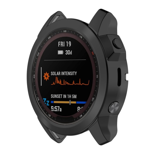 Case TPU ihåligt case för Garmin fenix7X Black