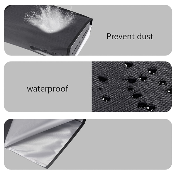 Cover Vattentätt case Cover för Sony PS5 Host svart