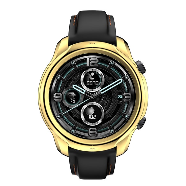 Watch Protective Bumper Case för TicWatch Pro 3 Watch guld