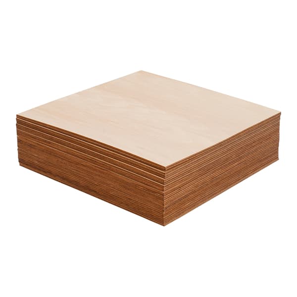 30PCS 30x30cm Lindträark, 3mm Tjocka DIY Träskivor, Rektangulära Tomma Träbitar för Hantverk, Heminredning 30 cm