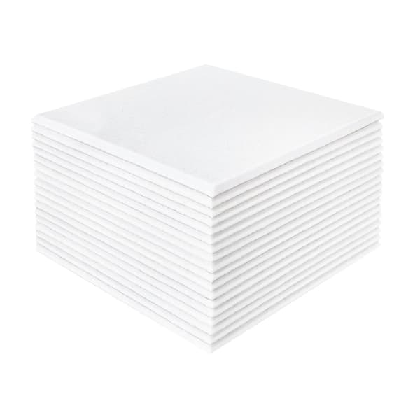 18-pack Ljudabsorberande panel 9 mm Ljuddämpare Polyesterfiber Akustikpaneler för hem, kontor, biograf