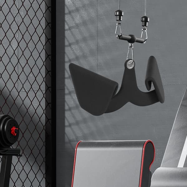 Lat Pulldown Stångfäste 7-delat Set, 300 kg, Järn PVC, Hemmagym