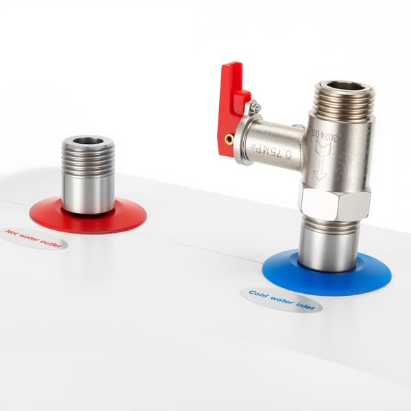 6L Mini Tank Elektrisk Vattenberedare Under Disk Varmvattenberedare EU-kontakt