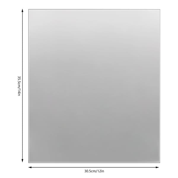 16 stora väggspeglar för hemmagym, sovrum, dörr, badrumsväggdekor 14'' x 12''