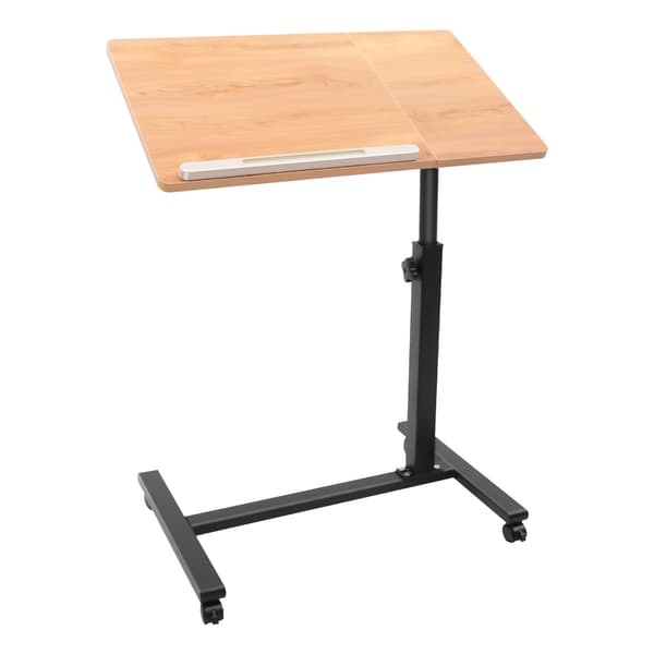 Höjd- och vinkeljusterbart mobilt laptopbord för kontor och sovrum
