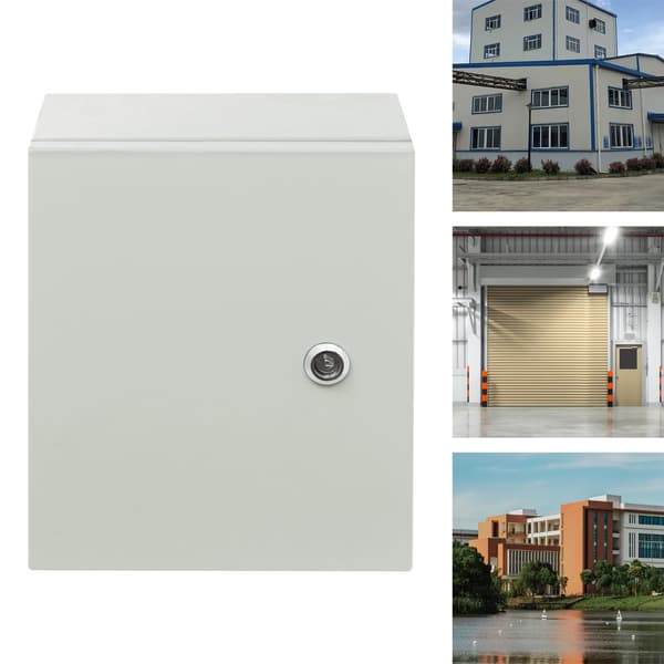 Utomhus elskåp, låsbart elskåp för skydd av elektrisk utrustning och kretsar vattentätt 25*15*30cm
