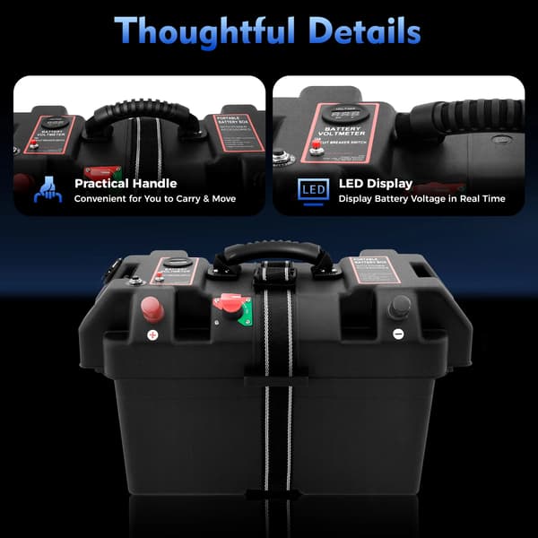 Motor Smart Batterilåda, Multifunktionell Batterilåda, Smart Batterilåda