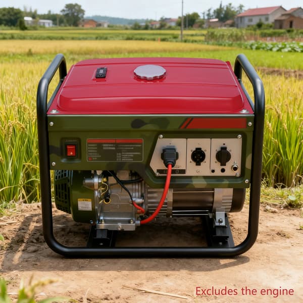 15L generator bränsletank, bensintank för encylindrig generator, bensintank, enkel installation, röd 54.8 cm
