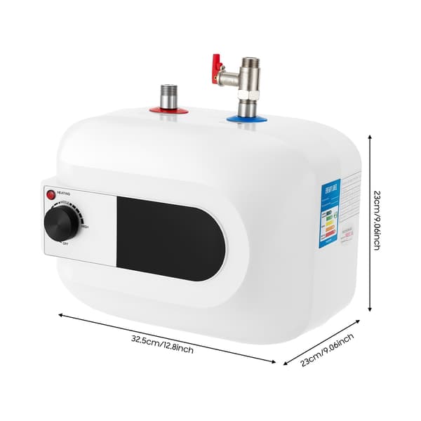 6L Mini Tank Elektrisk Vattenberedare Under Disk Varmvattenberedare EU-kontakt