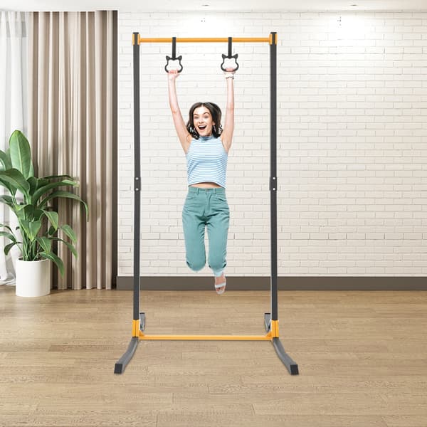 108 cm Pull-up Bar, 400 kg Pull-up Utrustning Pull Up Station Justerbar Höjd Med 2 Remmar Och För Hemmagym, Dip Station