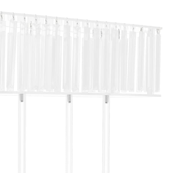 Kristallblomställ Klar Bröllopsblomma Displayställ Kristallblomcentrum för bröllopsdekorationer, fester 60*20*78cm 60 cm