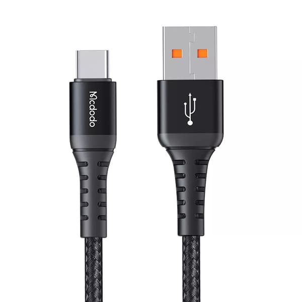 McDodo CA-227 USB-C-kabel, QC4.0, 3A, 0.2m, svart