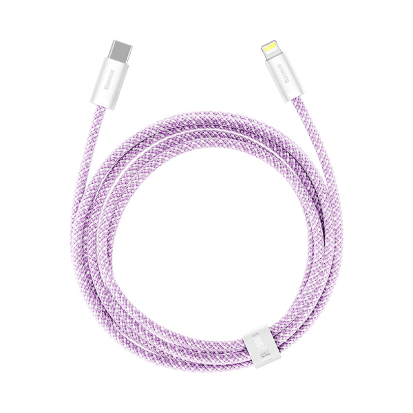 Baseus Dynamic USB-C till Lightning-kabel, 20W, 2m, lila lila