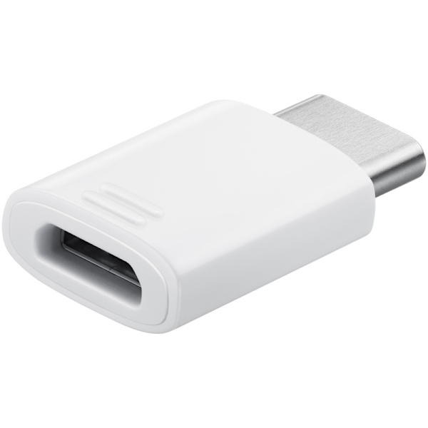 Samsung originaladapter MicroUSB till USB-C, EE-GN930BW, vit vit