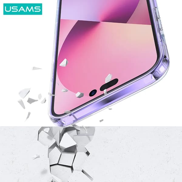 USAMS Magnetisk TPU-skal till iPhone 15 Pro transparent