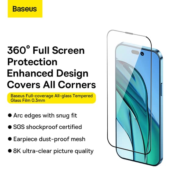 Baseus SGBL230302 Skärmskydd till iPhone 14 Pro Max 2-pack 0....