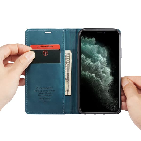 CaseMe plånboksfodral, iPhone 11, grön grön
