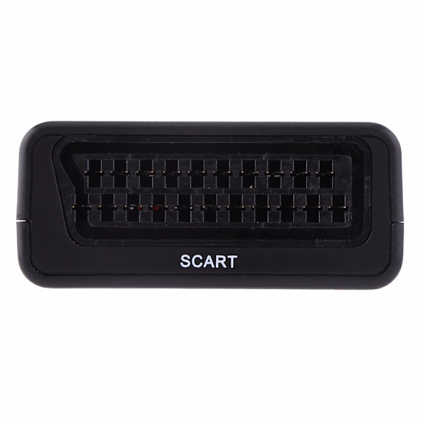 Signalomvandlare, SCART till HDMI audio scaler, 1080p, svart svart