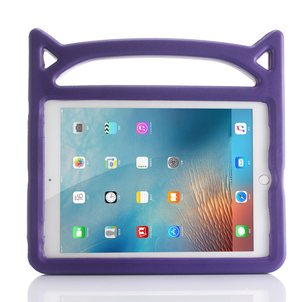 Barnfodral med ställ till iPad Air/Air2/iPad 9.7, lila lila