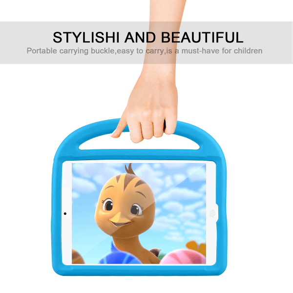 Barnfodral med ställ, iPad 10.2 / Pro 10.5 / Air 3, blå blå