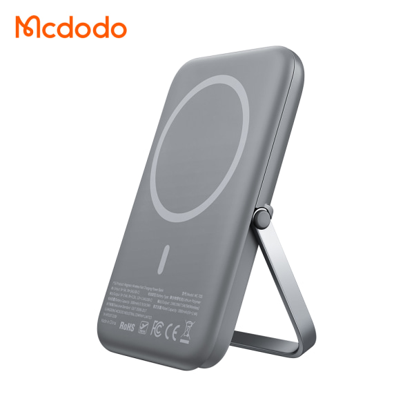 McDodo MC-7050 Gopower Magnetisk PowerBank med ställ, grå grå
