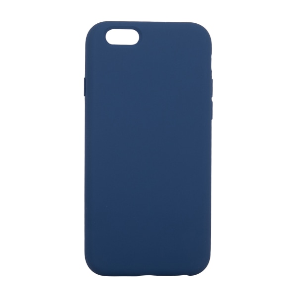 Soft Touch Silikonskal till iPhone 6/6S, mörkblå blå