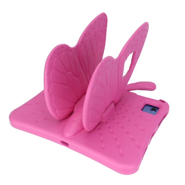Fjärilsformat barnfodral till iPad 10.9" (2022, 10:e gen), rosa rosa