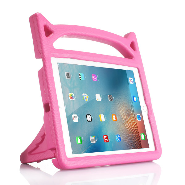 Barnfodral med ställ till iPad Air/Air2/iPad 9.7, rosa rosa